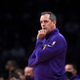 Head coach Frank Vogel of the Los Angeles Lakers follows the action during the first half of a preseason game against the Brooklyn Nets at Staples Center on October 3, 2021 in Los Angeles, California. NOTE TO USER: User expressly acknowledges and agrees that, by downloading and/or using this Photograph, user is consenting to the terms and conditions of the Getty Images License Agreement.